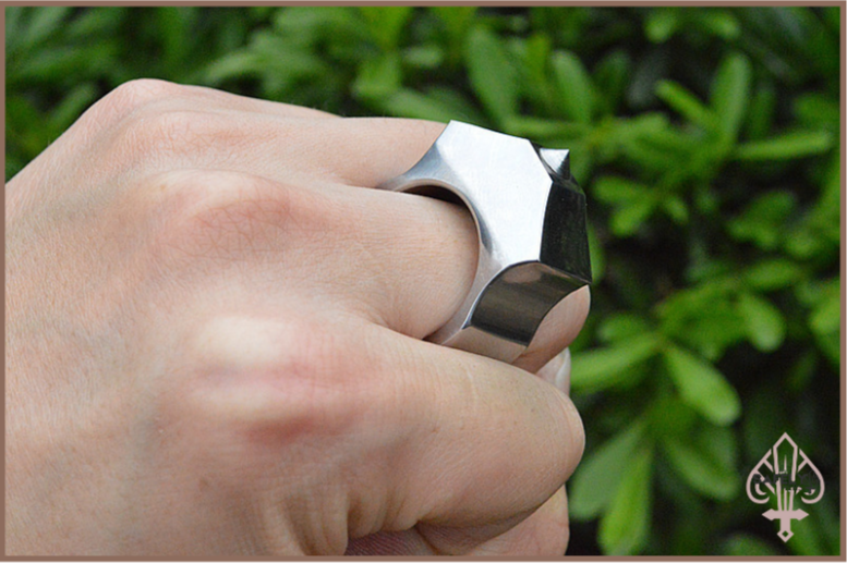 Pure Copper Finger Tiger Self-Defense Ring for Women