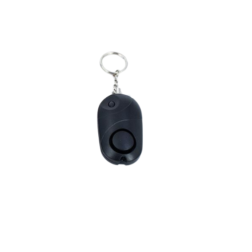 High Decibel Personal Alarm Keychain with LED Light – 130dB Self-Defense Security Device for Women, Students & Seniors