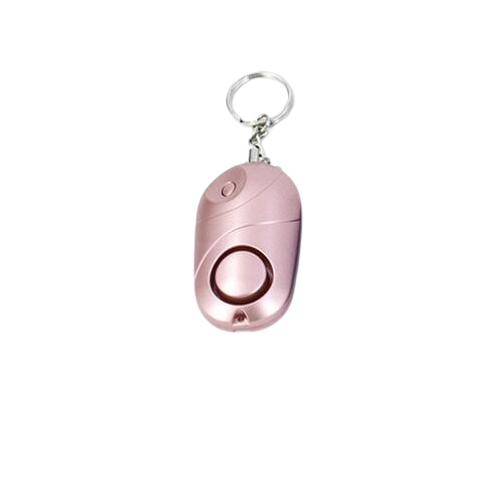 High Decibel Personal Alarm Keychain with LED Light – 130dB Self-Defense Security Device for Women, Students & Seniors
