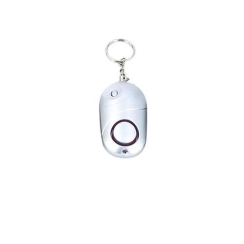 High Decibel Personal Alarm Keychain with LED Light – 130dB Self-Defense Security Device for Women, Students & Seniors