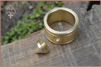 Pure Copper Finger Tiger Self-Defense Ring for Women