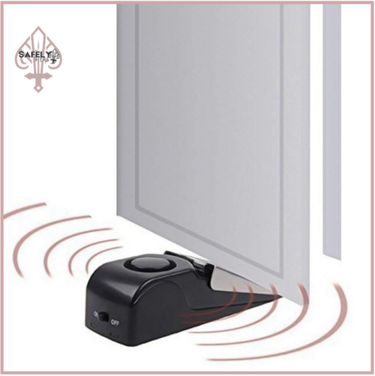 Electronic Burglar Alarm Door Stop | Intelligent Home & Hotel Security Wedge Alarm