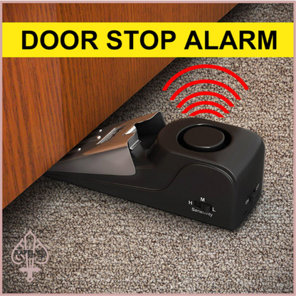 Electronic Burglar Alarm Door Stop | Intelligent Home & Hotel Security Wedge Alarm