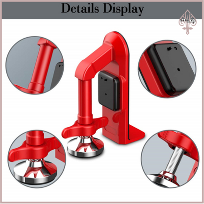 Portable Door Lock & Alarm | Travel Self-Defense Door Stopper for Home, Hotel & Office Security