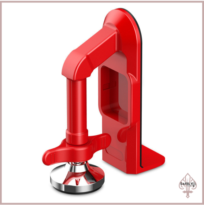 Portable Door Lock & Alarm | Travel Self-Defense Door Stopper for Home, Hotel & Office Security