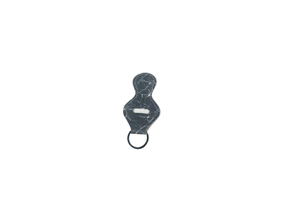 Silver & Black Snakeskin Self-Defense Keychain Set – Women’s Personal Safety Kit with Alarm, Pepper Spray Holder & Emergency Tools