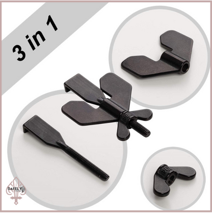 Portable Door Lock & Travel Door Stopper | Self-Defense Security for Home, Hotel, and Travel