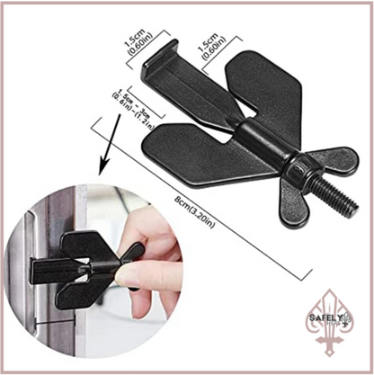 Portable Door Lock & Travel Door Stopper | Self-Defense Security for Home, Hotel, and Travel