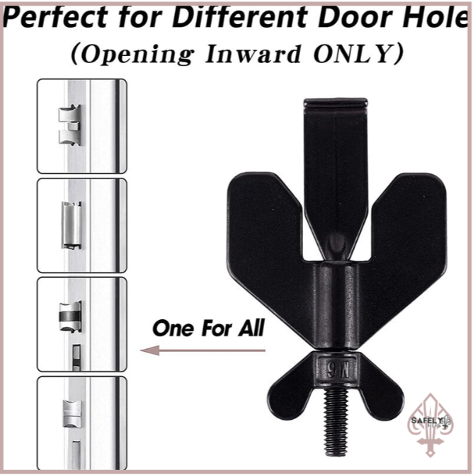 Portable Door Lock & Travel Door Stopper | Self-Defense Security for Home, Hotel, and Travel