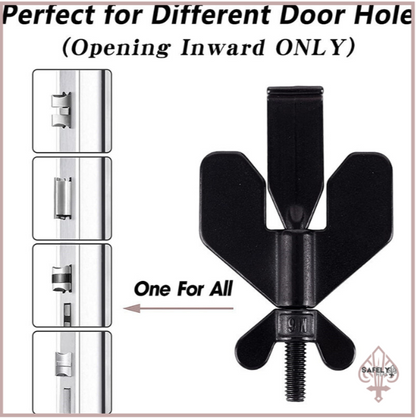 Portable Door Lock & Travel Door Stopper | Self-Defense Security for Home, Hotel, and Travel