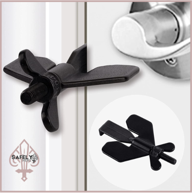 Portable Door Lock & Travel Door Stopper | Self-Defense Security for Home, Hotel, and Travel